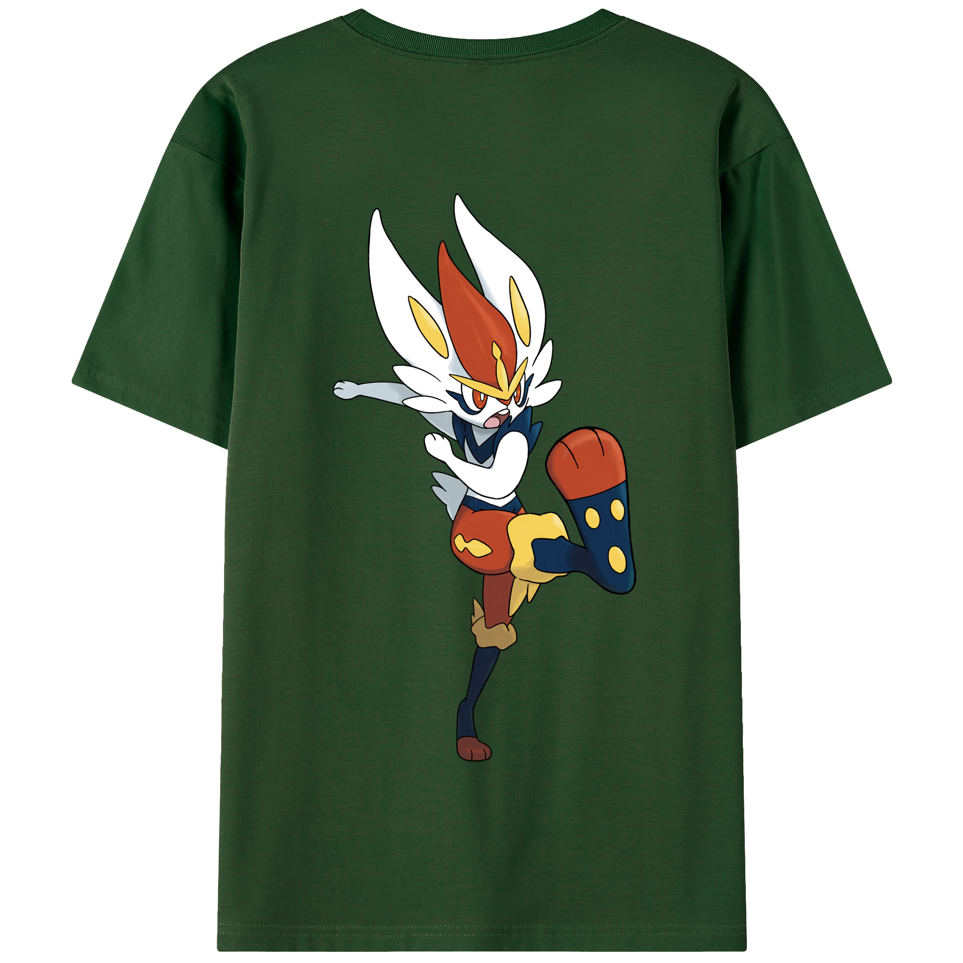 （画像用） ポケットモンスター Pokémon 綿100％半袖Tシャツ（背面プリント）
